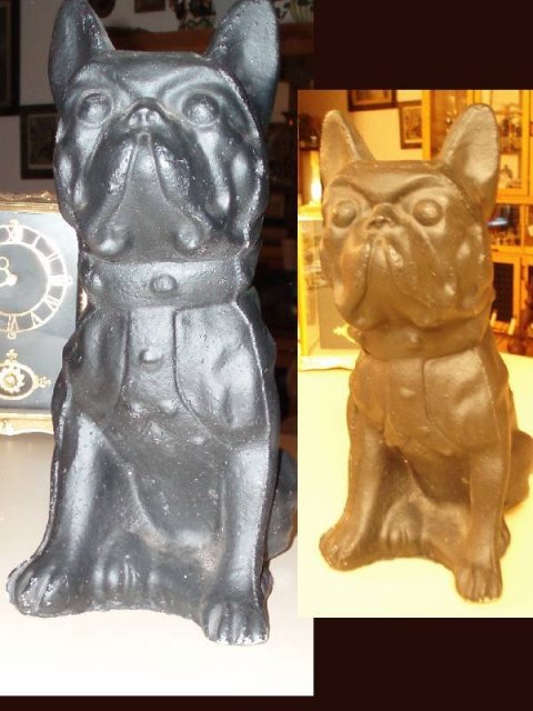 VICTORIAN BULLDOG large heavy DOORSTOP