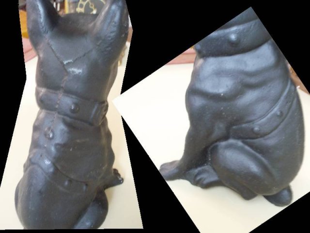 VICTORIAN BULLDOG large heavy DOORSTOP
