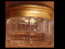 French Ormolu repousse Cherub Glass Vanity box