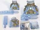 1900 CZECH Hand CUT brass filigree perfume