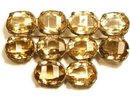 Magnificent HUGE Citrine DECO open back Brooch