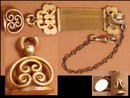 WIde MEsh Watch strap Chain fancy FOB SEAL