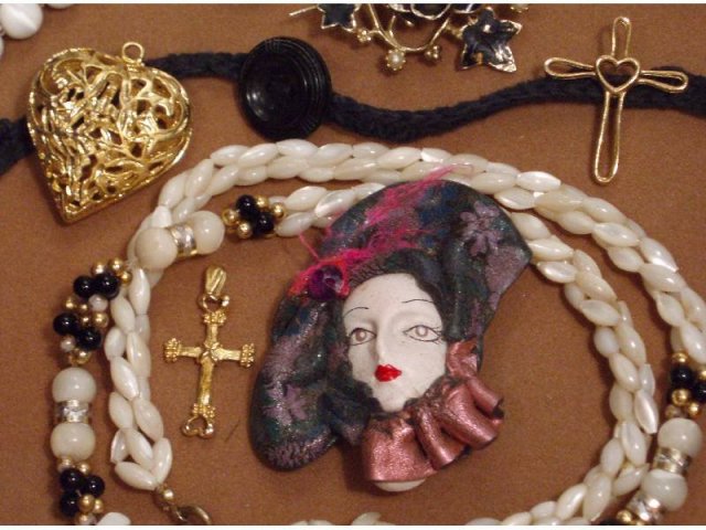 LOT figural jewelry figural dragons necklaces