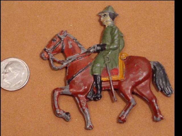 Civil war ? MEtal soldier and horse
