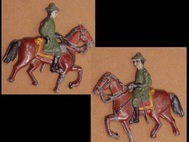 Civil war ? MEtal soldier and horse