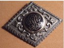 Large Enamel Fleur de LIS Victorian Sash pin