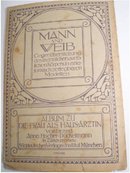 Cissarz ART nude German sex manual Lithograph