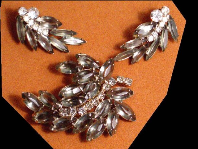 Vintage JULIANA GLAMOROUS demi parure