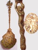 RARE MERMAID SNAKE WOMAN Cherub spoon