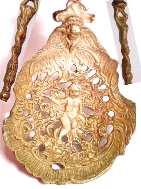 RARE MERMAID SNAKE WOMAN Cherub spoon