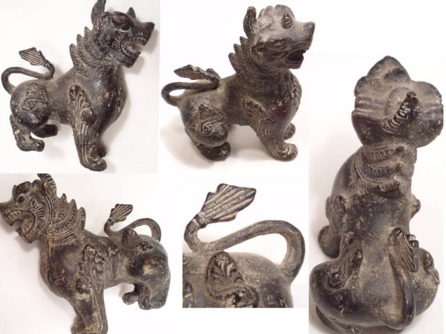 Antique PRIMITIVE DRAGON IDol of a Monument