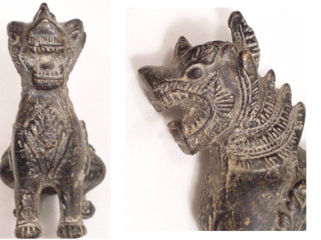 Antique PRIMITIVE DRAGON IDol of a Monument