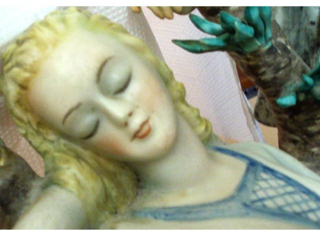 GERMAN ANTIQUE BISQUE Renaissance statue