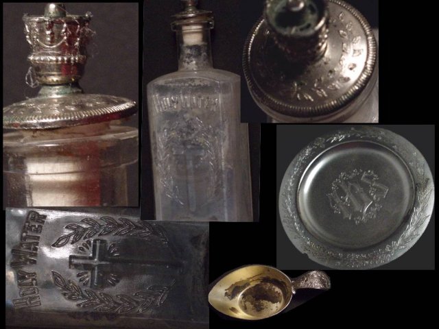 1897 SICK Call cabinet alter candelabra & MORE
