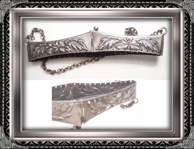 Antique art Nouveau mechanical Purse frame