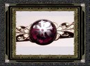 Antique RUSSIAN arts Crafts Inlaid amethyst PIN