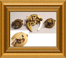 Edwardian SIGNED dated Coro Coral DEmi Parure