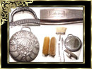 1894 VIctorian STERLING Hallmarked Vanity SET