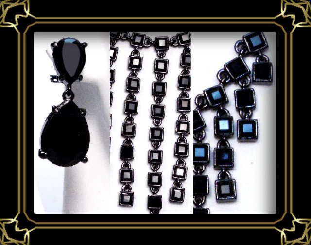 GLITZ Glamour FINE Designer Signed Parure
