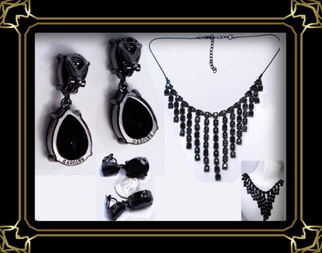 GLITZ Glamour FINE Designer Signed Parure