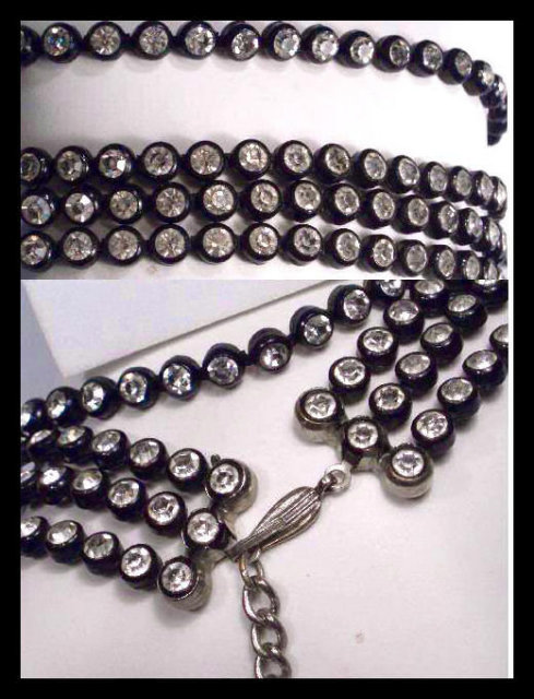 DECO GLITZ Sparkling rhinestone Parure FLASHY