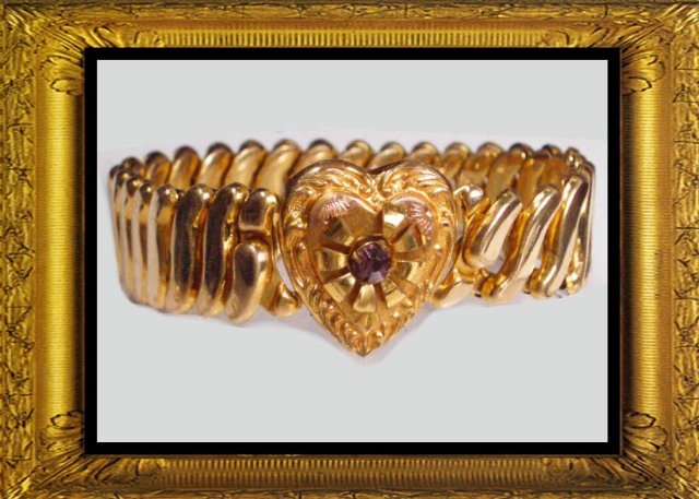 Deco amethyst SWEETHEART expansion bracelet