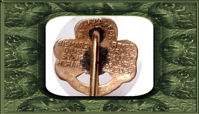 1850s Guilloche enamel Prussian Stickpin