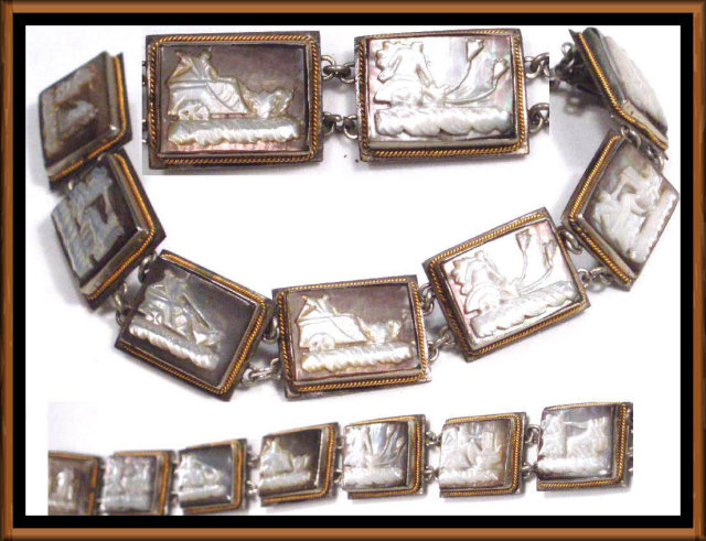 Victorian Mythological CAMEO bracelet BOOK REF