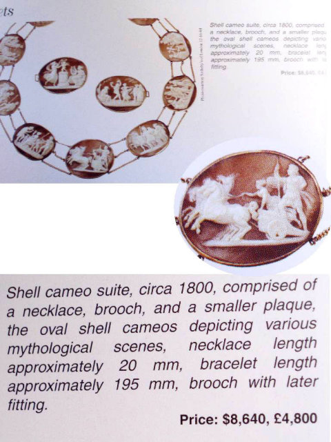Victorian Mythological CAMEO bracelet BOOK REF