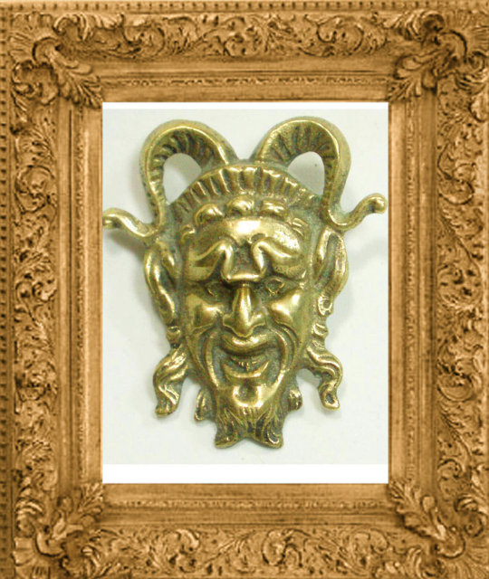 Vintage BIZARRE DEVIL Mythology BROOCH
