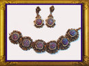 Vintage DECO Signed Queens jewels Parure
