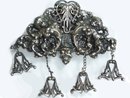 Victorian Vinaigrette Bacchus Cherub Chatelaine