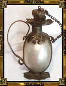 RARE Antique Georgian Shell Vinaigrette perfume