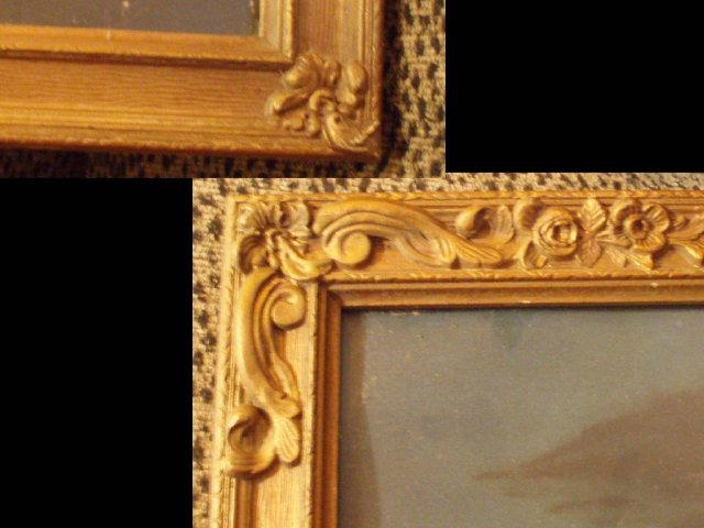 LARGE Carved Deco Frame Jesus on the Mount