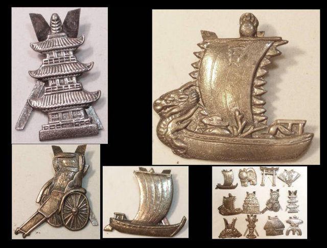 Vintage 12 sterling place card figural Holders