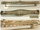 DECO vintage sterling bookpiece jewel brooch