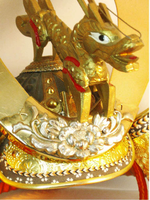 Bizarre Exotic Chinese dragon HEaddress helmet