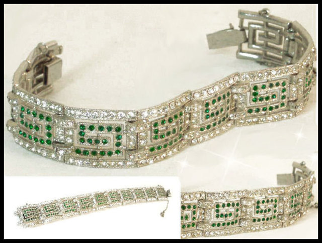 Vintage Deco 450 RS PAVE Bookpiece bracelet