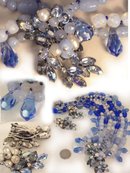 Signed baroque ROBERT GLASS necklace & ER