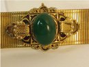 Antique Edwardian Mesh jeweled enamel bracelet