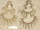 LONG GLITZY DIVA Gypsy chandelier earrings