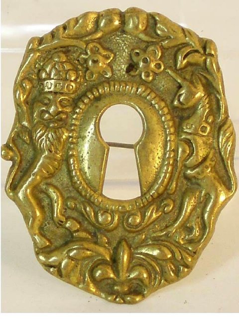 Full Hallmarks SIgned M Rieg renaissance brooch