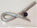 Huge heavy Sterling Barra DEco Style Brooch