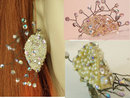 40's SHOWGIRL Vegas Vintage HUGE EARRINGS