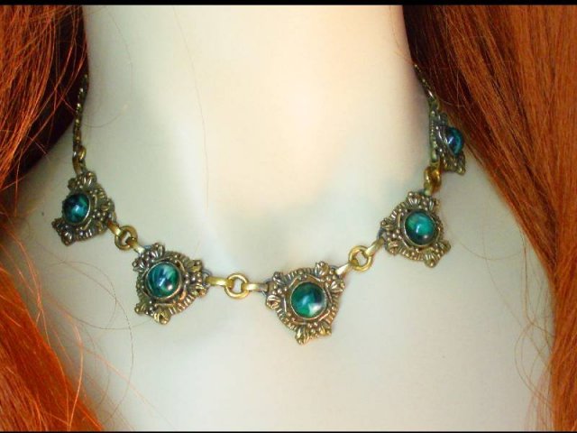 Edwardian Gorgeous Bookchain festoon necklace