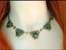 Edwardian Gorgeous Bookchain festoon necklace
