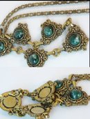Edwardian Gorgeous Bookchain festoon necklace
