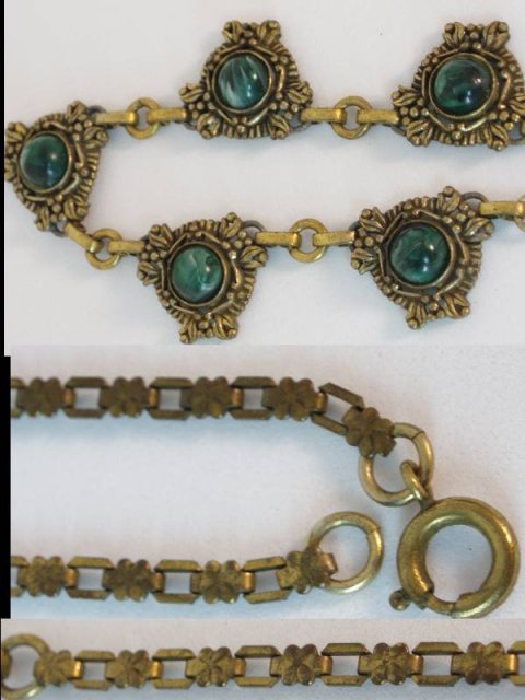 Edwardian Gorgeous Bookchain festoon necklace