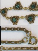 Edwardian Gorgeous Bookchain festoon necklace