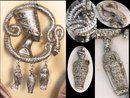 Exotic Egyptian SNAKE Cleopatra LARGE necklace